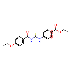 ethyl 4-{[({[4-(ethyloxy)phenyl]carbonyl}amino)carbothioyl]amino}benzoate