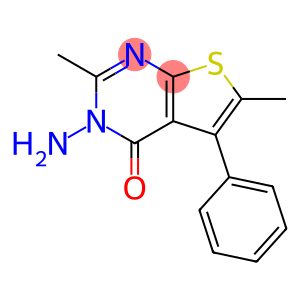 3-氨基-2,6-二甲基-5-苯基-3H,4H-噻吩并[2,3-D]嘧啶-4-酮