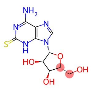 6-Amino-9-((2R,3R,4S,5R)-3,4-dihydroxy-5-(hydroxymethyl)tetrahydrofuran-2-yl)-3,9-dihydro-2H-purine-2-thione