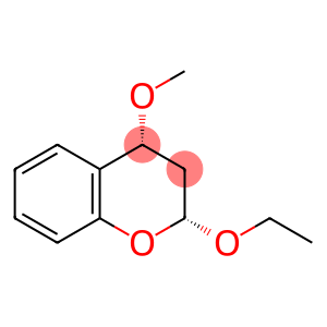 2H-1-Benzopyran, 2-ethoxy-3,4-dihydro-4-methoxy-, (2R,4R)-rel-