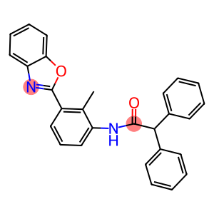 N-[3-(1,3-benzoxazol-2-yl)-2-methylphenyl]-2,2-diphenylacetamide