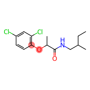 2-[(2,4-dichlorophenyl)oxy]-N-(2-methylbutyl)propanamide