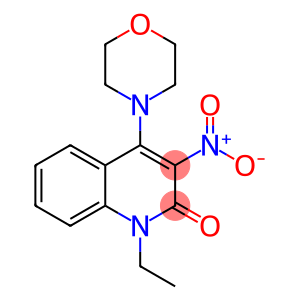 1-ethyl-4-morpholino-3-nitroquinolin-2(1H)-one