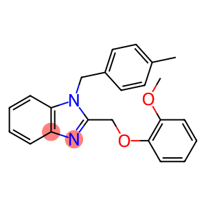 2-(2-Methoxy-phenoxymethyl)-1-(4-methyl-benzyl)-1H-benzoimidazole