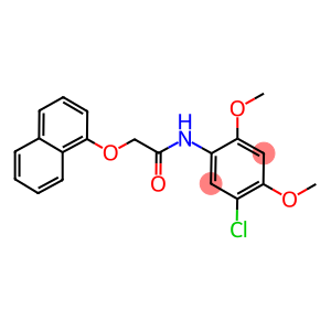 N-(5-chloro-2,4-dimethoxyphenyl)-2-(1-naphthyloxy)acetamide