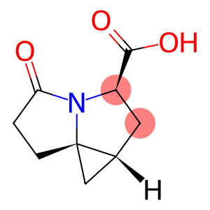 5H-Cyclopropa[g]pyrrolizine-3-carboxylic acid, hexahydro-5-oxo-, (1aR,3R,7aS)-