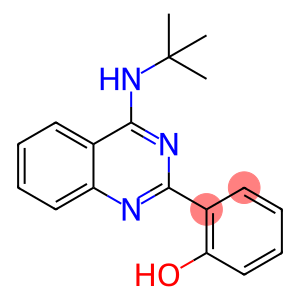 2-[4-(tert-butylamino)-2-quinazolinyl]phenol