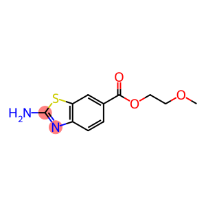 6-Benzothiazolecarboxylic acid, 2-amino-, 2-methoxyethyl ester