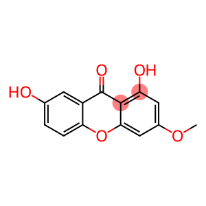 1,7-dihydroxy-3-methoxyxanthen-9-one