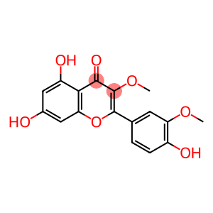4H-1-Benzopyran-4-one, 5,7-dihydroxy-2-(4-hydroxy-3-methoxyphenyl)-3-methoxy-