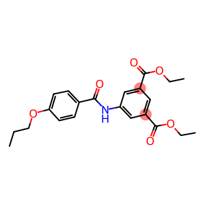 diethyl 5-[(4-propoxybenzoyl)amino]isophthalate