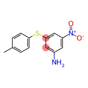 Benzenamine, 3-[(4-methylphenyl)thio]-5-nitro-
