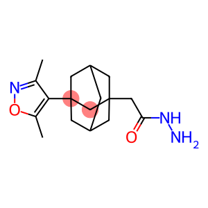 2-[3-(3,5-dimethylisoxazol-4-yl)-1-adamantyl]acetohydrazide