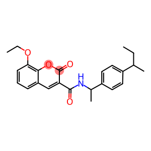 N-[1-(4-sec-butylphenyl)ethyl]-8-ethoxy-2-oxo-2H-chromene-3-carboxamide