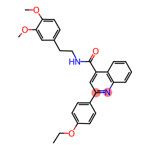 N-[2-(3,4-dimethoxyphenyl)ethyl]-2-(4-ethoxyphenyl)-4-quinolinecarboxamide