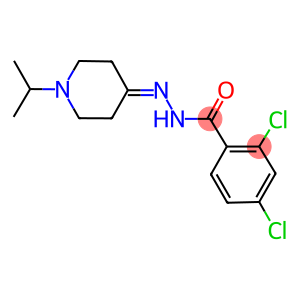 2,4-dichloro-N'-(1-isopropyl-4-piperidinylidene)benzohydrazide