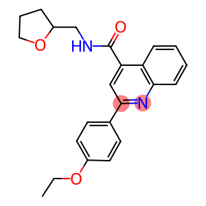 2-(4-ethoxyphenyl)-N-(tetrahydro-2-furanylmethyl)-4-quinolinecarboxamide
