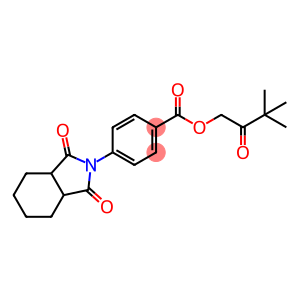 3,3-dimethyl-2-oxobutyl 4-(1,3-dioxooctahydro-2H-isoindol-2-yl)benzoate