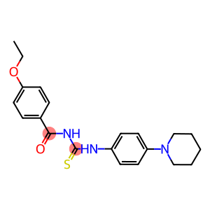 N-(4-ethoxybenzoyl)-N'-[4-(1-piperidinyl)phenyl]thiourea