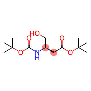 tert-butyl (R)-3-((tert-butoxycarbonyl)amino)-4-hydroxybutanoate