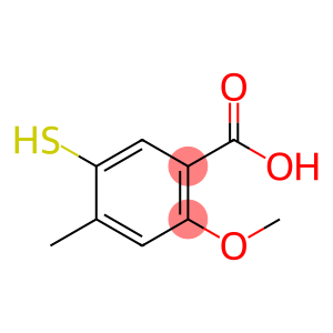 5-巯基-2-甲氧基-4-甲基苯甲酸