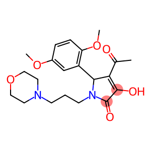 4-acetyl-5-(2,5-dimethoxyphenyl)-3-hydroxy-1-(3-morpholin-4-ylpropyl)-1,5-dihydro-2H-pyrrol-2-one