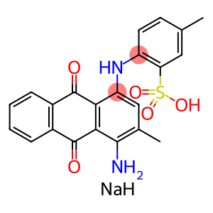 sodium 4-[(4-amino-9,10-dihydro-3-methyl-9,10-dioxo-1-anthryl)amino]toluene-3-sulphonate