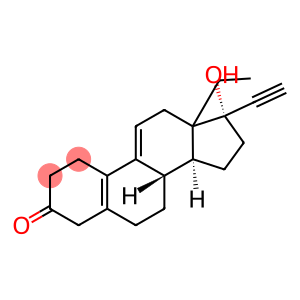13-Ethyl-17-hydroxy-18,19-dinorpregna-5(10),9(11)-dien-20-ynone