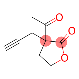 2(3H)-Furanone, 3-acetyldihydro-3-(2-propyn-1-yl)-