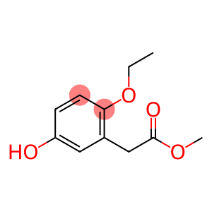 Benzeneacetic acid, 2-ethoxy-5-hydroxy-, methyl ester (9CI)