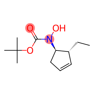 Carbamic acid, [(1R,2R)-2-ethyl-3-cyclopenten-1-yl]hydroxy-, 1,1-dimethylethyl ester, rel- (9CI)