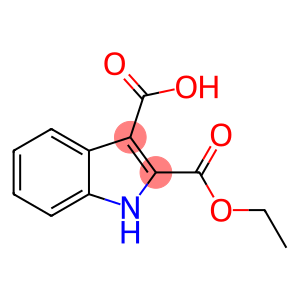 2-(乙氧羰基)-1H-吲哚-3-羧酸