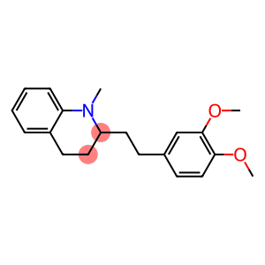 1,2,3,4-Tetrahydro-2-(3,4-dimethoxyphenethyl)-1-methylquinoline