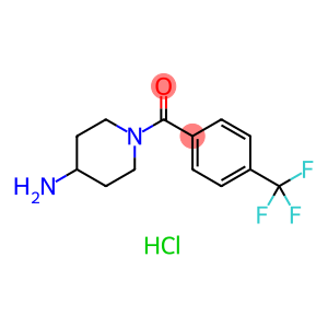 (4-Aminopiperidin-1-yl)[4-(trifluoromethyl)phenyl]methanone hydrochloride