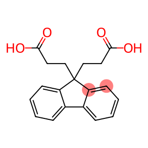 3-[9-(2-carboxyethyl)fluoren-9-yl]propanoic acid