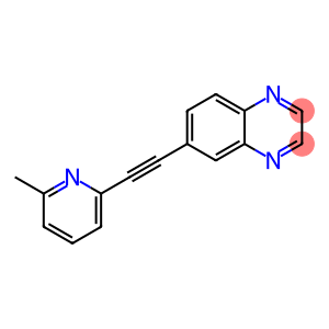 6-(6-methyl-pyridin-2-ylethynyl)-quinoxaline