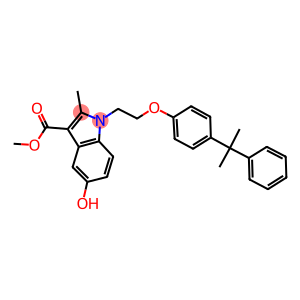 methyl 5-hydroxy-2-methyl-1-{2-[4-(1-methyl-1-phenylethyl)phenoxy]ethyl}-1H-indole-3-carboxylate