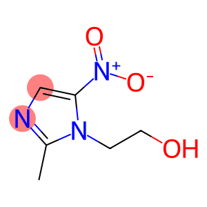 1-(beta-Oxyethyl)-2-methyl-5-nitroimidazole