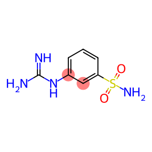 Benzenesulfonamide, 3-[(aminoiminomethyl)amino]-