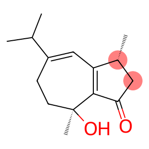 1(2H)-Azulenone, 3,6,7,8-tetrahydro-8-hydroxy-3,8-dimethyl-5-(1-methylethyl)-, (3R,8S)-