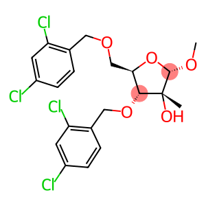 3,5-bis-O-(2,4-dichlorophenylmethyl)-2-C-methyl-1-O-methyl-alpha-D-ribofuranose