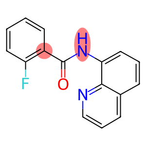 2-fluoro-N-(8-quinolinyl)benzamide
