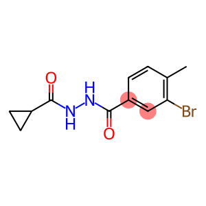 Benzoic acid, 3-bromo-4-methyl-, 2-(cyclopropylcarbonyl)hydrazide