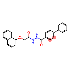 N'-[2-(1-naphthyloxy)acetyl]-4-biphenylcarbohydrazide