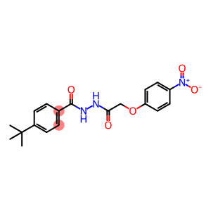 4-tert-butyl-N'-[(4-nitrophenoxy)acetyl]benzohydrazide