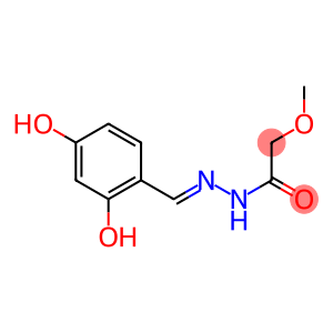 Acetic acid, methoxy-, [(2,4-dihydroxyphenyl)methylene]hydrazide (9CI)