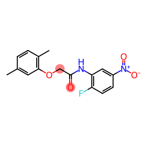 2-(2,5-dimethylphenoxy)-N-{2-fluoro-5-nitrophenyl}acetamide