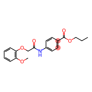 propyl 4-{[(2-methoxyphenoxy)acetyl]amino}benzoate
