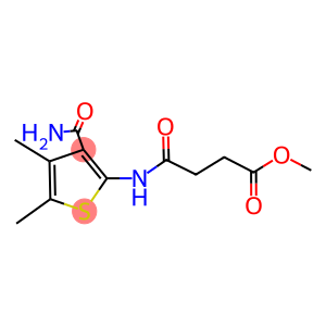 methyl 4-{[3-(aminocarbonyl)-4,5-dimethyl-2-thienyl]amino}-4-oxobutanoate