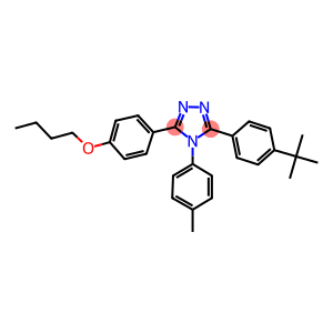 butyl 4-[5-(4-tert-butylphenyl)-4-(4-methylphenyl)-4H-1,2,4-triazol-3-yl]phenyl ether